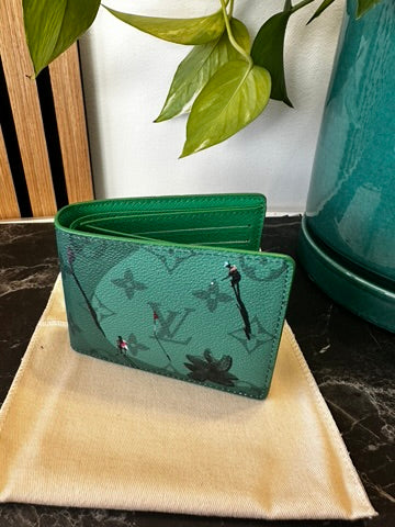 Portefeuille fin Vert Golf / Collection 2025 / M14878