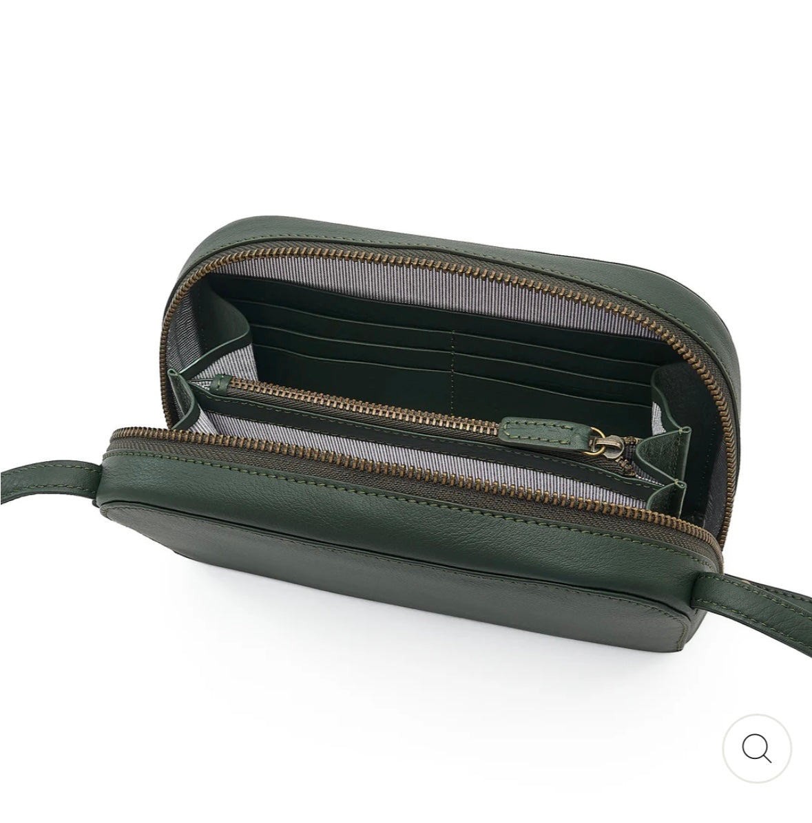 Portefeuille à bandoulière rond forêt